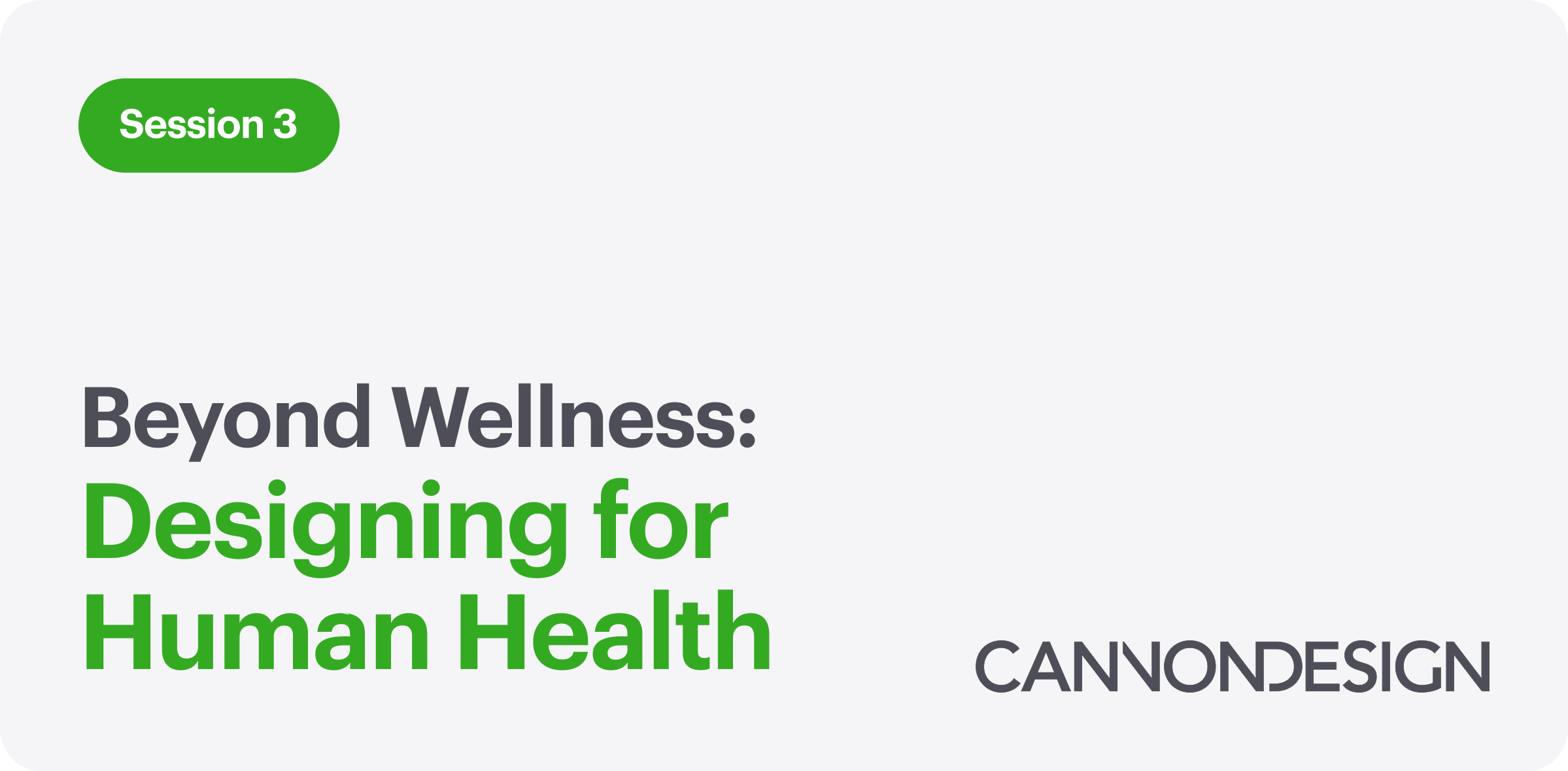 Beyond Wellness: Designing for Human Health